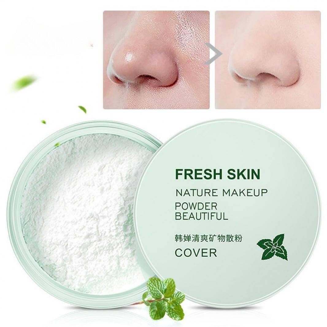 Uppfriskande Cosmetic Translucent Foundation Finishing Loose Powder Face Makeup Health white