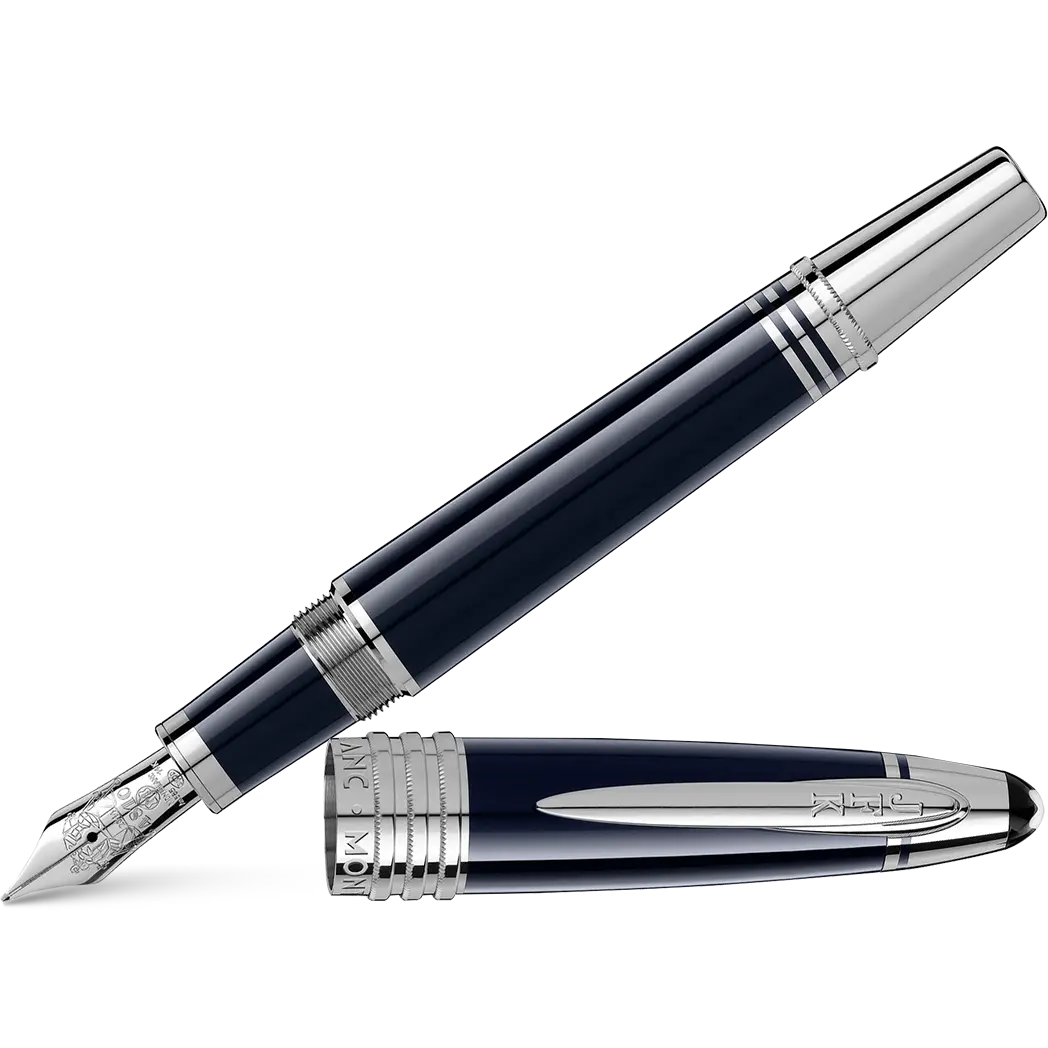 Montblanc Great Characters Fountain Pen - Special Edition - John F. Kennedy - Dark Blue - Medium / Org. Pkg (Medium)
