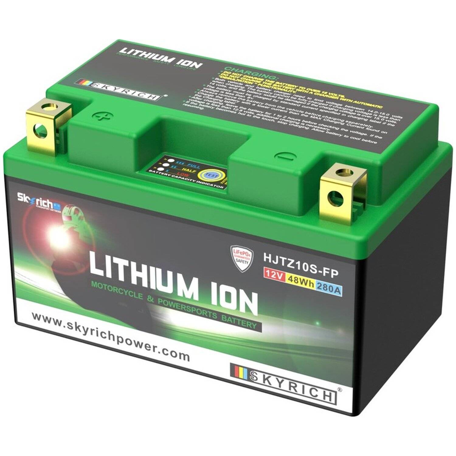 Litium-Ion batteri skyrich - Yamaha fz8 n abs 2012 ltz10s