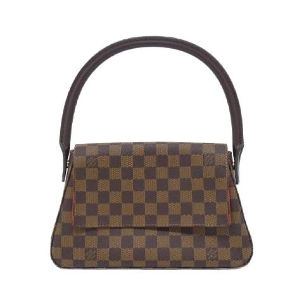 Louis Vuitton Vintage Pre-owned Canvas Håndtaske - Vintage - Dame - Brun - ONE SIZE - Tyl