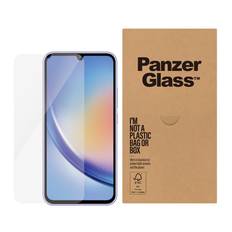 PanzerGlass ® Displayschutz Samsung Galaxy A34 5G | Ultra-Wide Fit, Samsung, Samsung - Galaxy A34 5G, Trockene Anwendung, Kratzresistent, Schockresistent, Transparent, 50 Stück(e)