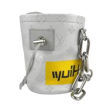Louis Vuitton Vintage, Vintage , Herre, Grå, ONE SIZE, Uld, Brugt Spandtaske Kæderem Grafisk