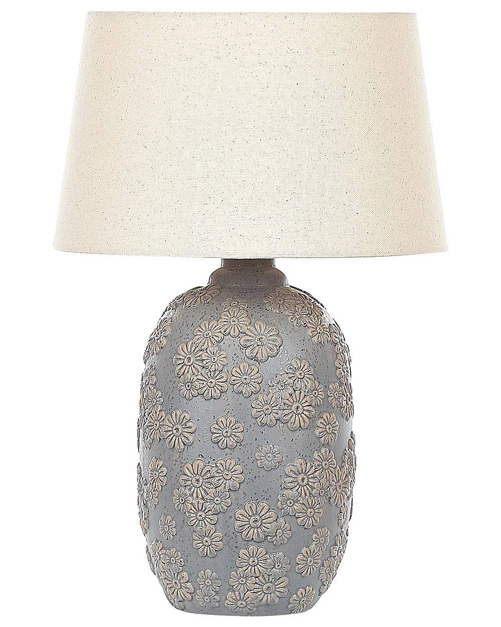 Bordlampe FERREY Keramik Grå