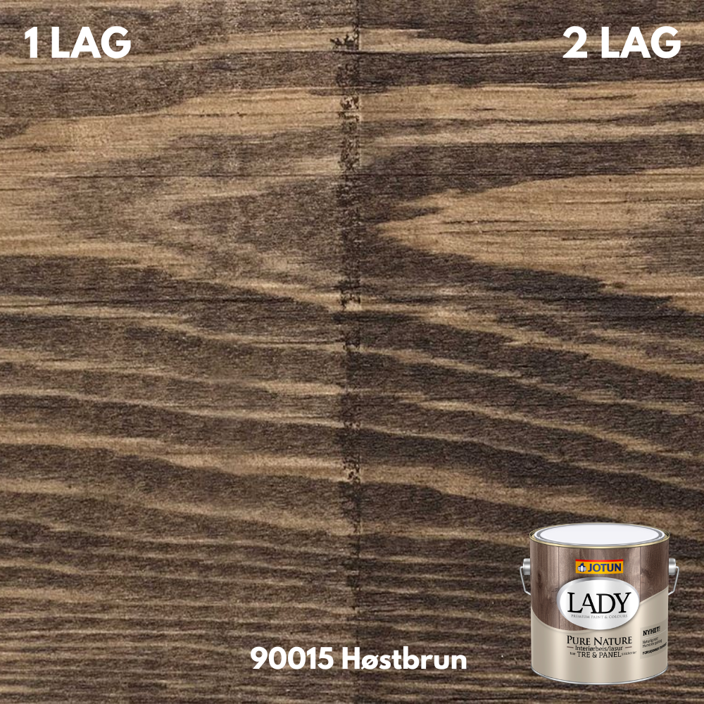 Jotun Lady Pure Nature 90015 Høstbrun - 2,7 ltr..
