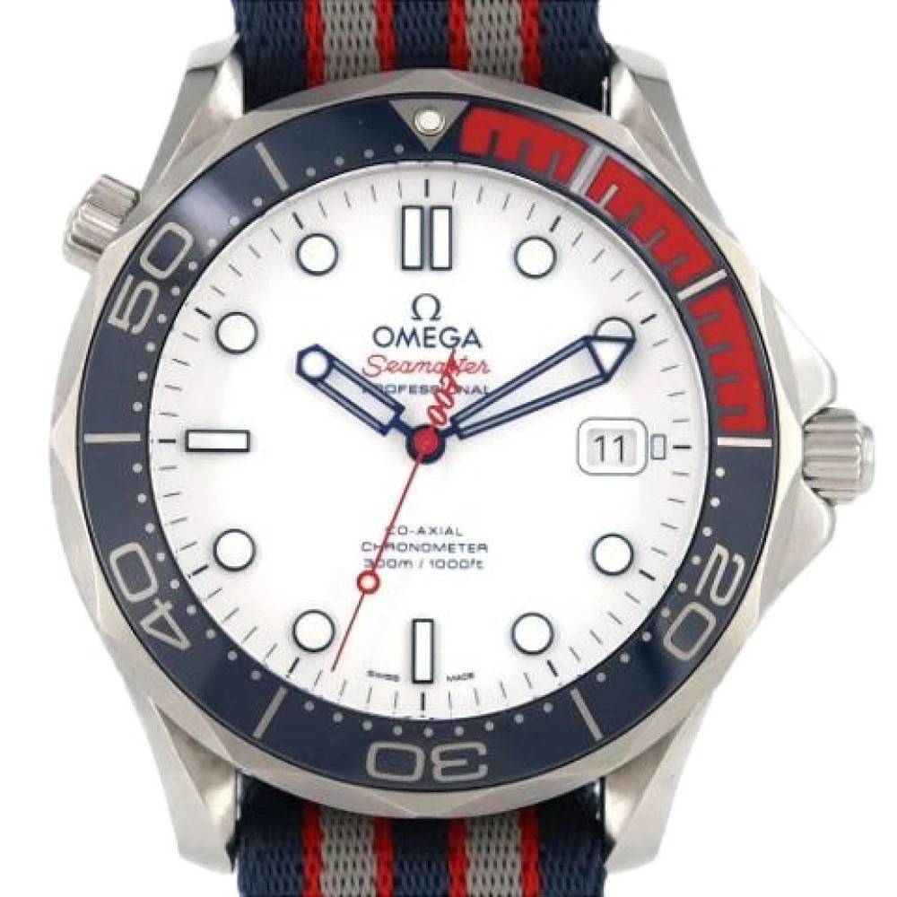 Omega Vintage - Pre-owned Seamaster Diver 300M Commander’s Watch Vintage - Herr - ONE Size -