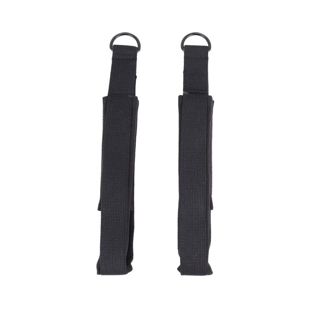 2PCS Pilates Double Loop Straps,Feet Fitness Equipment Straps, Yoga Pilates Double Loop Straps Padded D-Ring Ankle Strap