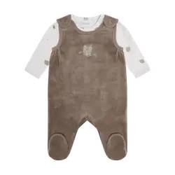 Fixoni Set m. Body och Velour Romper - Mountain Trail