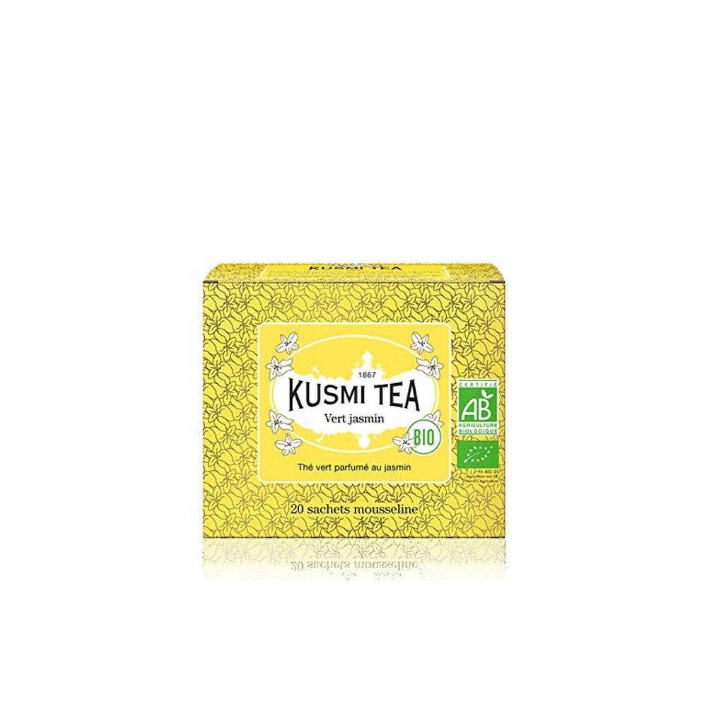 Kusmi tea Grön jasmin 20 ekologiska muslinpåsar, 40 g