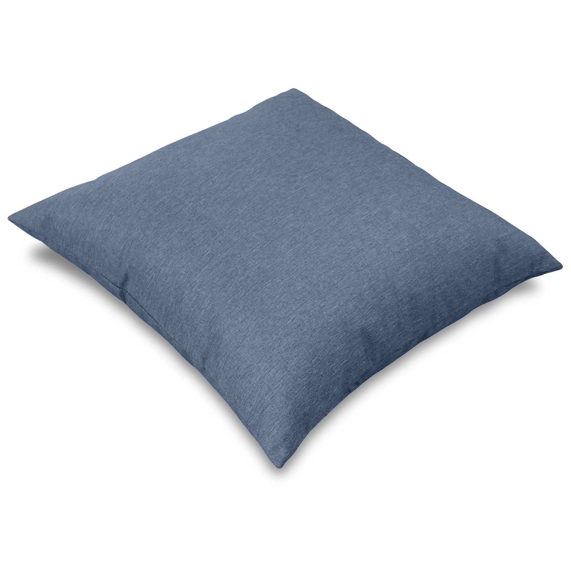 Pyntepude til udendørs brug - 45x45 cm - Mørkeblå pude til havemøbler - UV-beskyttet udendørs pude - Nordstrand Home sofapude