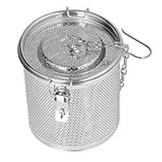 Kryddpåse i Rostfritt Stål Te-infusionsapparat Multipurpose Kryddfilter Kryddsil, Kryddkryddsil för Såssoppa Smak Kryddor Tebollssilar Tesilar Filter (1,3 L)