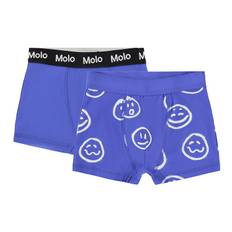 Molo Boxershorts - Justin - 2-pak - Moon Moods Blue - Molo - 9-10 år (134-140) - Boxershorts