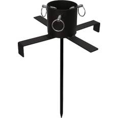STAR TRADING Julgransfot utomhus 47x36cm svart