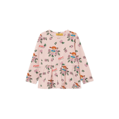 PIPPI Långstrump-topp HOPPETOSSA T-shirts & toppar Rosa 110/116