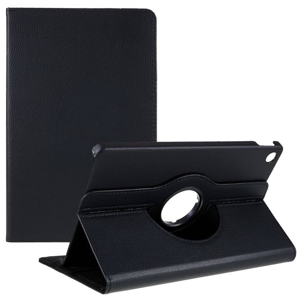 Lenovo Tab M10 Plus (Gen 3) - Læder cover 360 grader roterbar - Sort