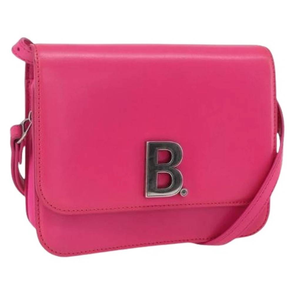 Balenciaga Vintage Pre-owned Læder Cross Body Taske - Vintage - Dame - Lyserød - ONE SIZE - Læder