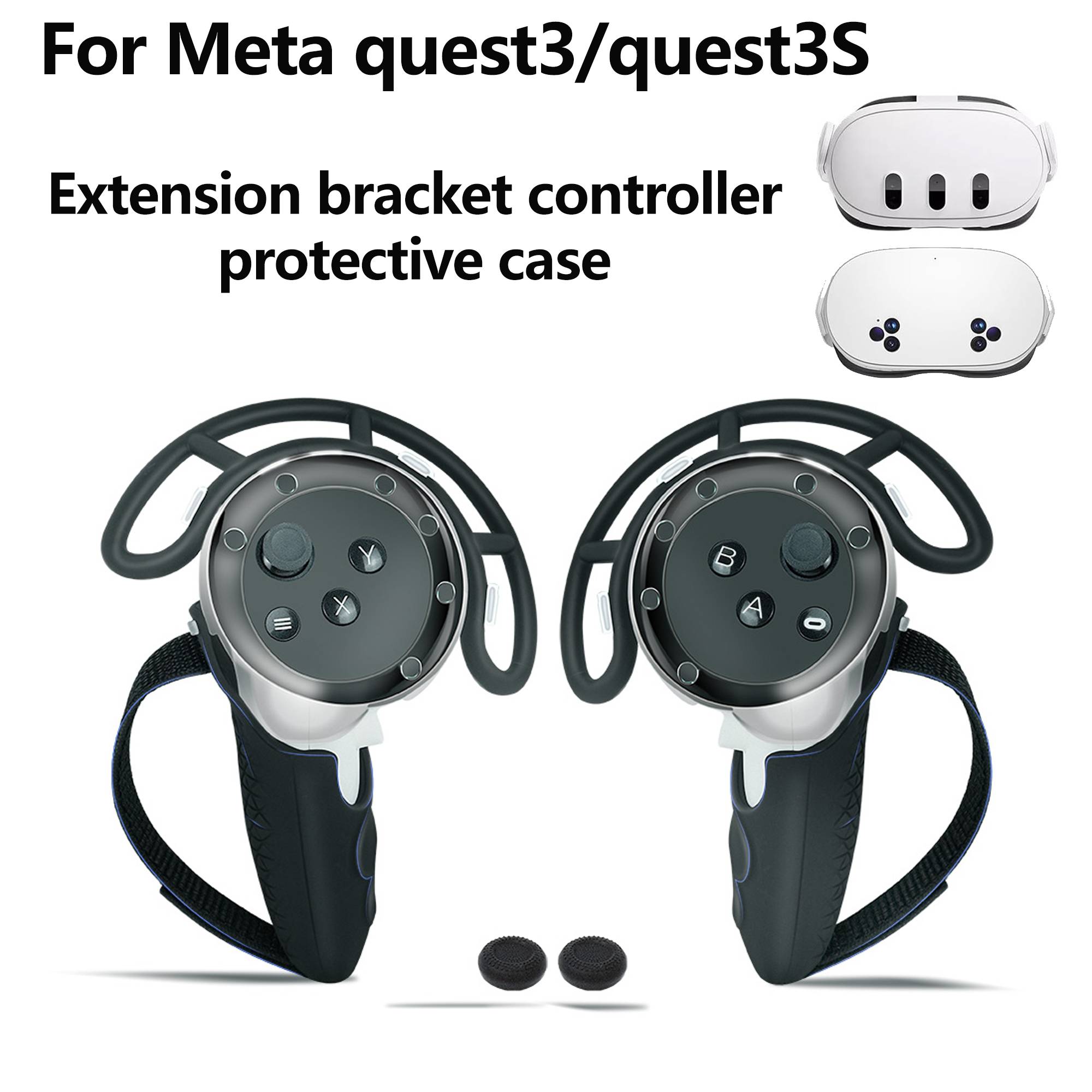 Suitable for Meta Quest 3/Quest 3S Elite Head Strap, Soft, Comfortable, Breathable, and Adjustable, VR Headset Accessory