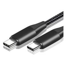 USB-C till USB-C-kabel - 3A/15V/60W - Svart - 1 m