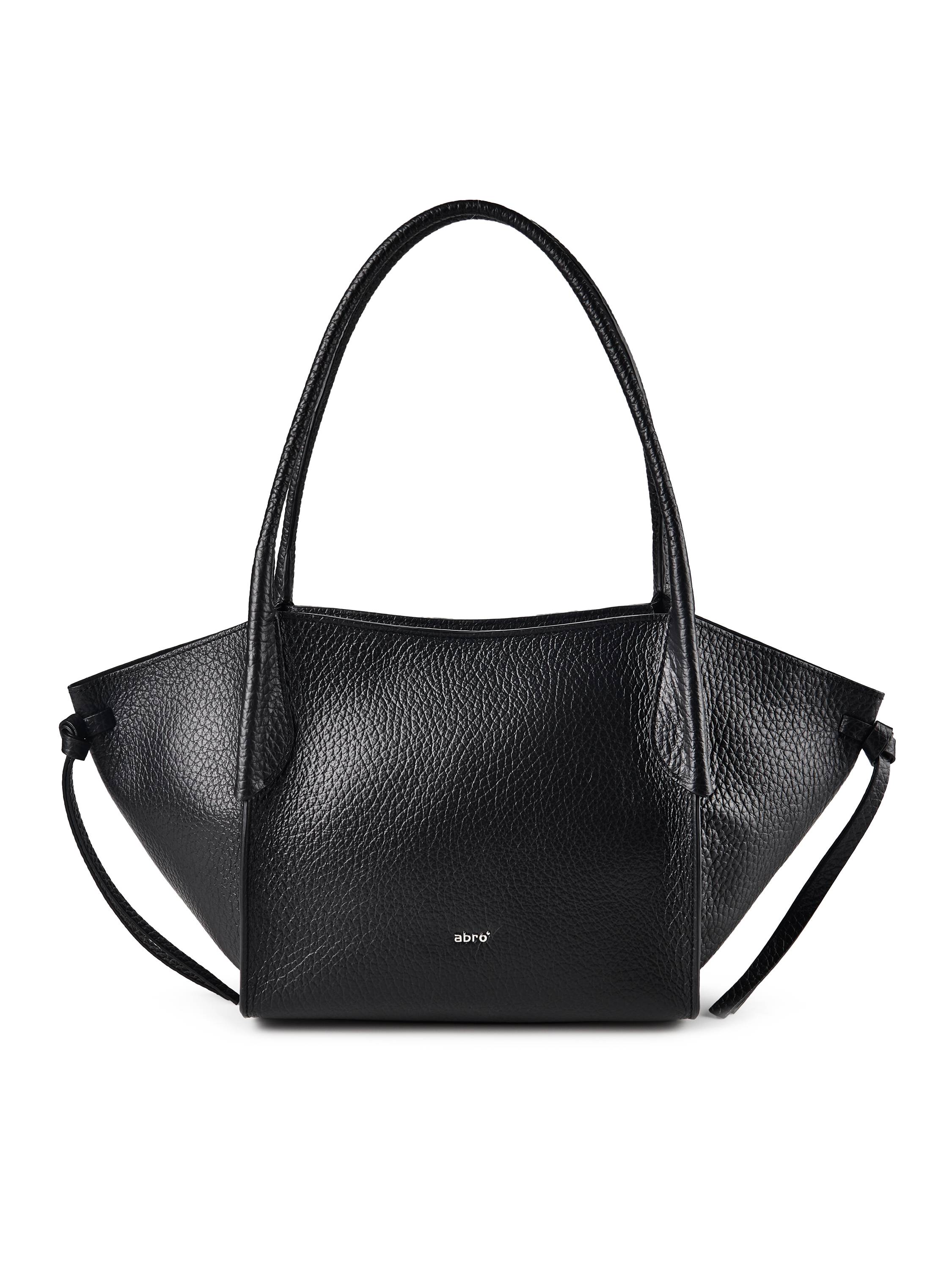 abro Vibe Skuldertaske Læder 24 cm  Sort