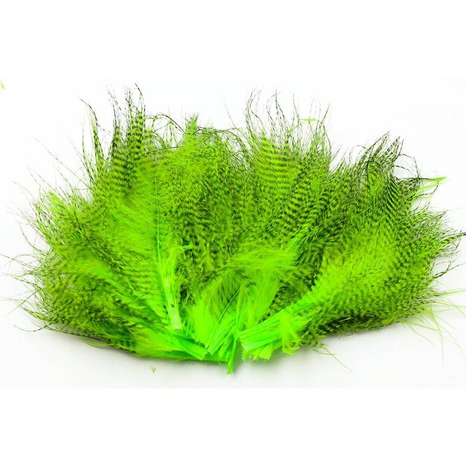 Hareline Fine Black Barred Marabou Feathers