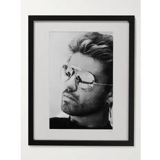 Sonic Editions - Framed 1988 George Michael &#39;88 Print, 16&quot; x 20&quot; - Men - Black