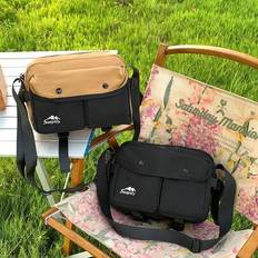 Men's Messenger Bag Box Bag Shoulder Bag Small Square Bag, Large Capacity Keeps Your Items Organized And Easy To Carry, Black Office Supplies Retro Gi - Multicolor