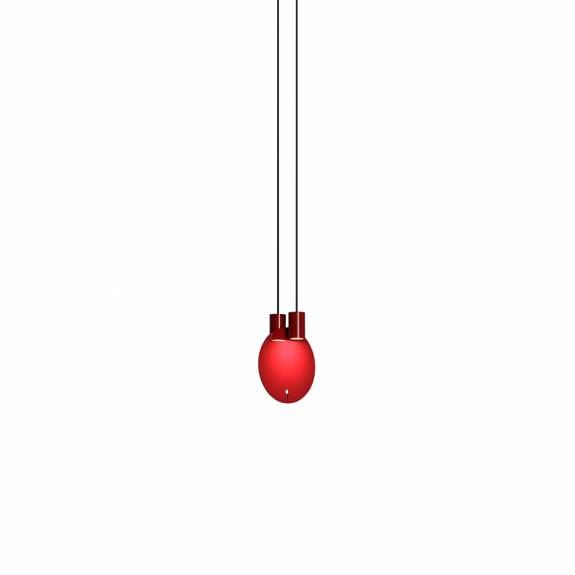 Bijou Pendel Small Glossy Red