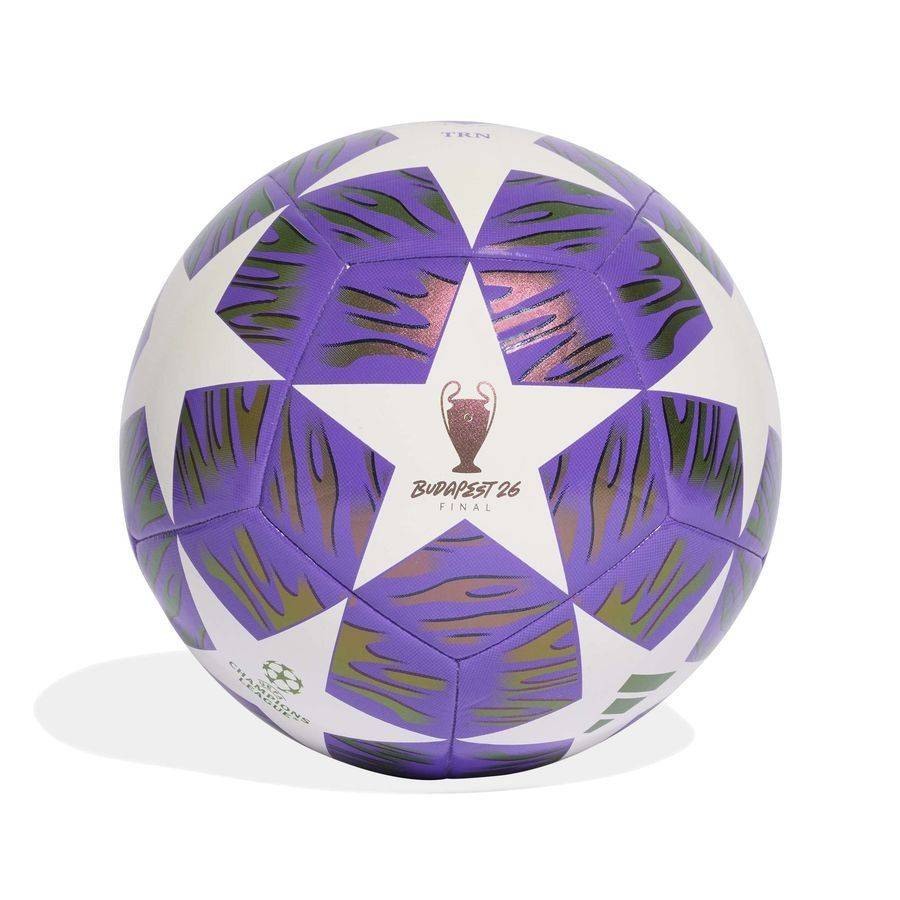 adidas Fotboll Champions League Final 2025/26 Budapest Training - Lila/vit - ['Lila'] (Ball SZ. 3)