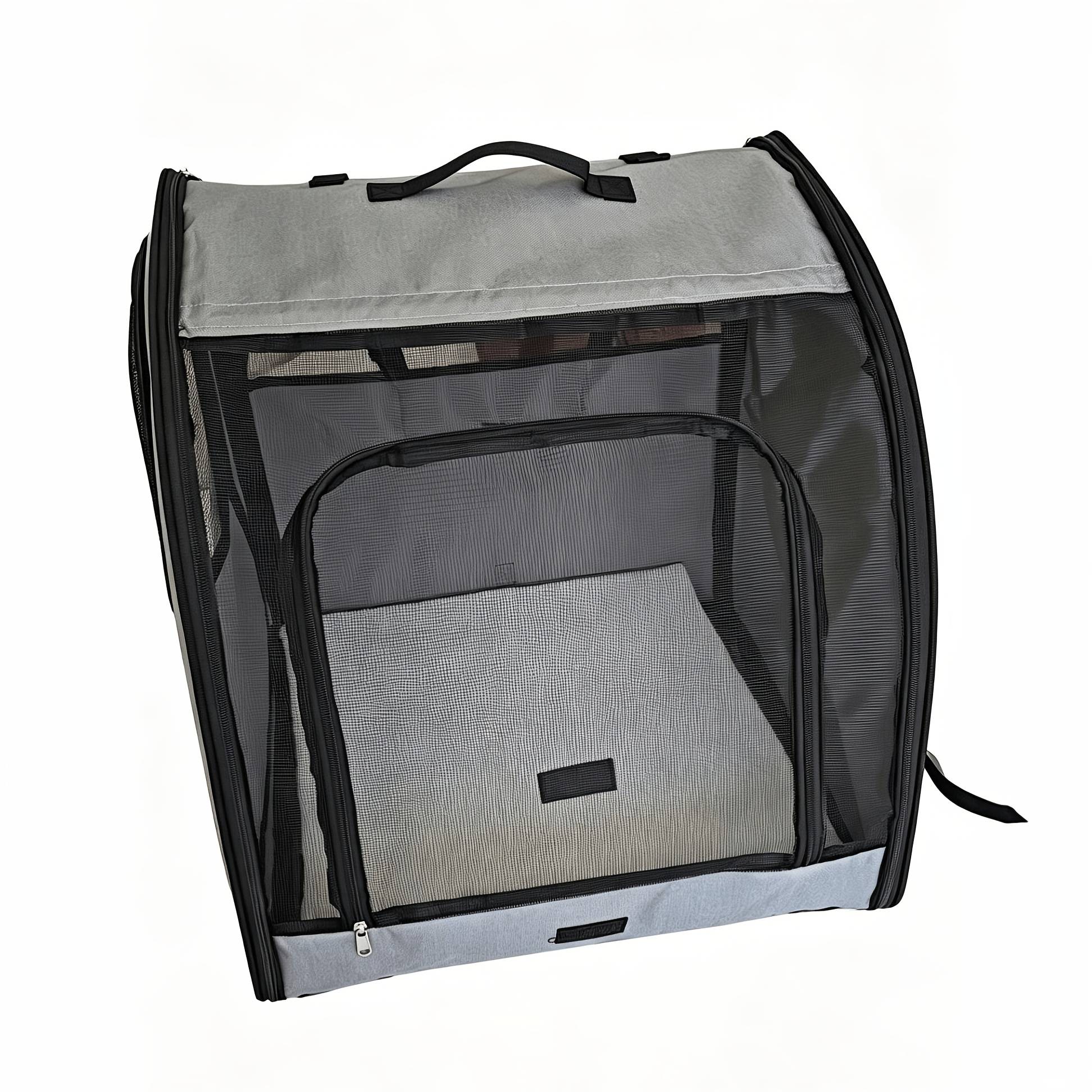 TEMU Portable Dog Crate Pet Travel Bag, Foldable Outdoor Pet Nest