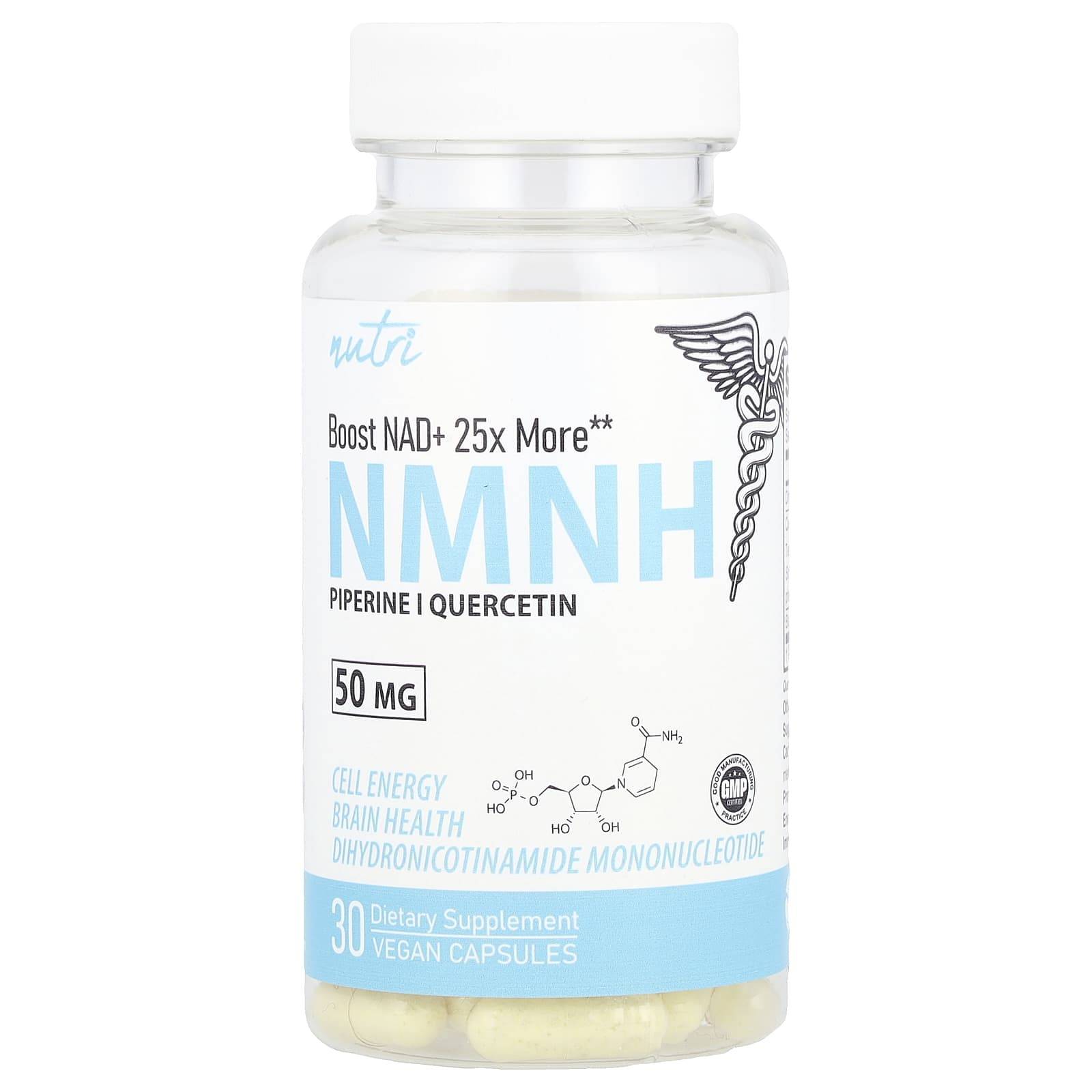 Mndh, 50 mg, 30 vegetabiliska kapslar