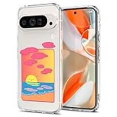 Spigen Ultra Hybrid Case Compatible with Pixel 9 Pro XL Case Cover - Sunset Snooze