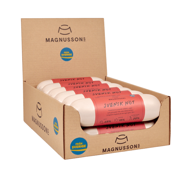 Magnussons Köttkorv - Spannmålsfri - - Svensk nöt - Köttkorv - Spannmålsfri