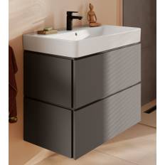 Hansgrohe underskab med vask Xilesa/Xanuia mat skifergrå 2 skuffer 80x48 cm