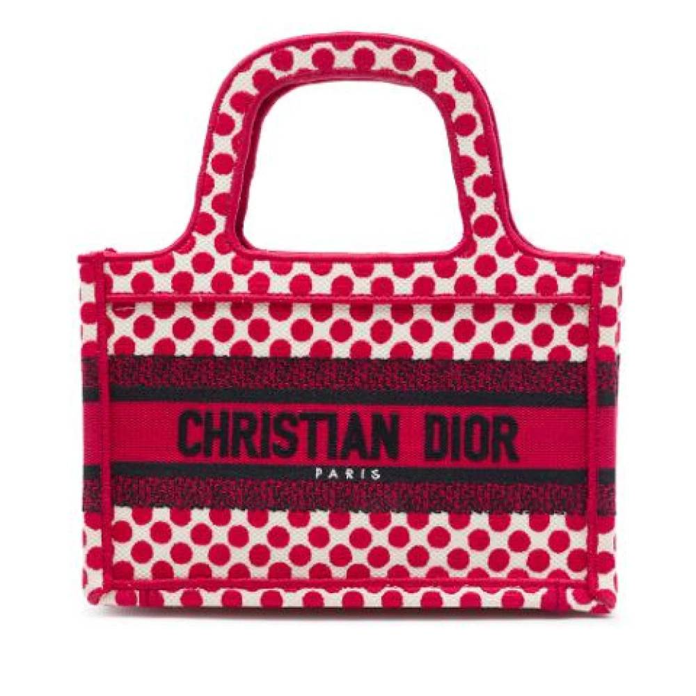 Dior Vintage Pre-owned Book Tote - Vintage - Dame - Rød - ONE SIZE -