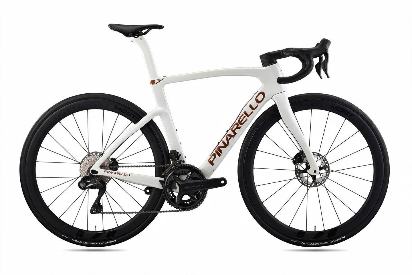 Pinarello F7 Ultegra Di2 2027 - Shimano Ultegra Di2 2x12 - MOST Ultrafast 45 DB - 064 / 515 / Alabaster White Shiny (515)
