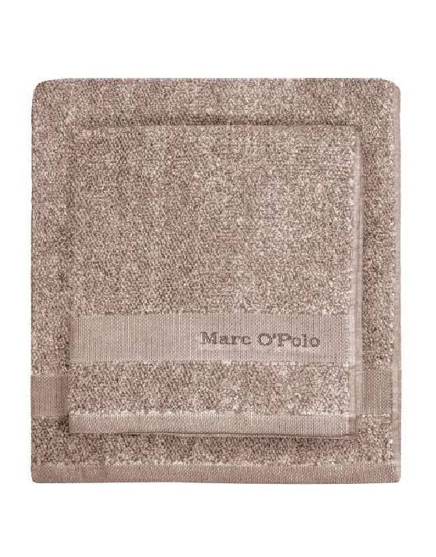 Eksklusiv Håndklæde fra MARC O´POLO - MELANGE BEIGE/CLAY