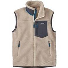Patagonia Classic Retro-X Fleece Vest - Fleeceväst Herr Natural w/Smolder Blue XS