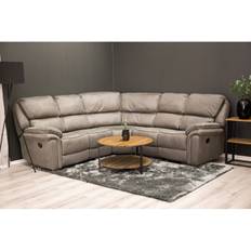 Saranda Recliner Sofa  - Grå mikrofiberstof
