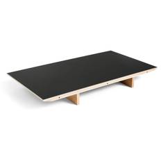 Hay Cph 30 Extendable Leaf 50x90 Cm Black /water-based Lacquered Oak - Spisebord & Barbord Linoleum Sort - AE842-A556-AR23