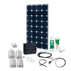Solcelleanlæg til campingvogn Solar Peak FOX20 120W/12V
