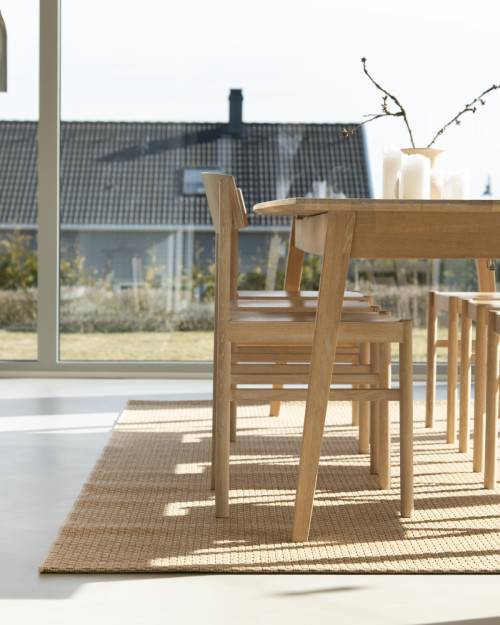 Pampa beige - flatvävd matta 200 x 290 cm - Beige (200 x 290 cm)