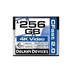 Delkin Memory Card Cinema CFast 2.0 256GB 560MB/s