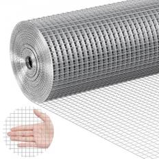 VEVOR Hardware-dug, 1/2 tommer 48 tommer x 100 fod 19 gauge, varmgalvaniseret trådnetrulle, hønsenethegn, trådnet til kaninbure, have, små gnavere