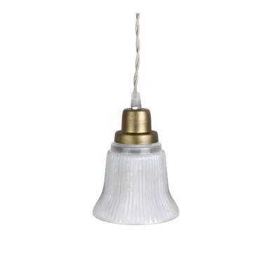 Strömshaga Loftslampe Ulla Antik Messing Hvid 719616