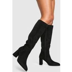 Overknee St&#xF6;vlar Med Blockklack, Black