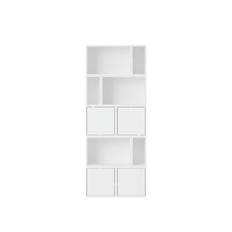 Muuto Stacked Storage System / Bookcase (Conf. 8) Bogreol White