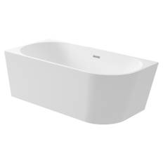 Hörnbadkar Silia Vit Blank 160 cm Vänster