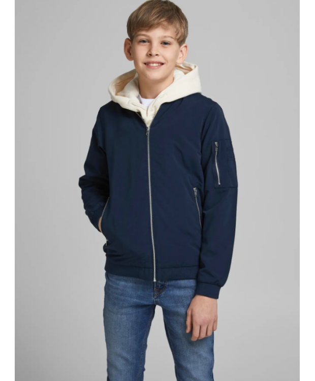 Jack & Jones Junior jakke i navyblå til drenge