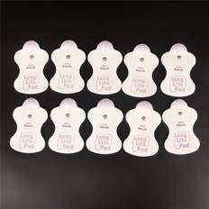 10 stk. Elektrodeudskiftningspuder til Omron massageapparater Elepuls L White onesie