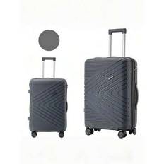 Suitcases, Cross-Border Large-Capacity Suitcases, Men's Explosion-Proof Password Suitcases, Multi-Color Suitcases, Universal Wheel Boarding Trolley Ca - Dark Grey - 20 inch,24 inch,28 inch,3-piece Set
