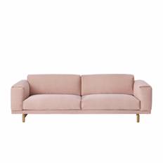 Muuto Rest soffa 3 personer - Rosa